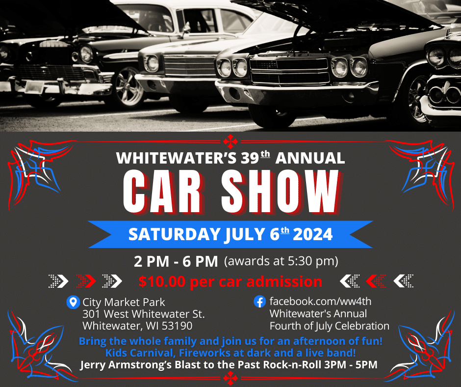 2024 Car Show Flyer with Band Info